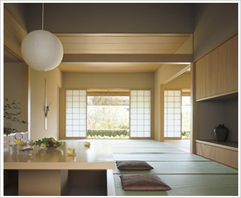 日本様式の美しい部屋
